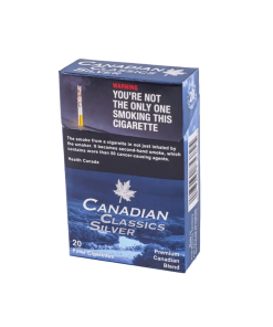 Buy Canadian Classics Silver Cigarettes online in Canada | NativeCigarettesNearMe.cc