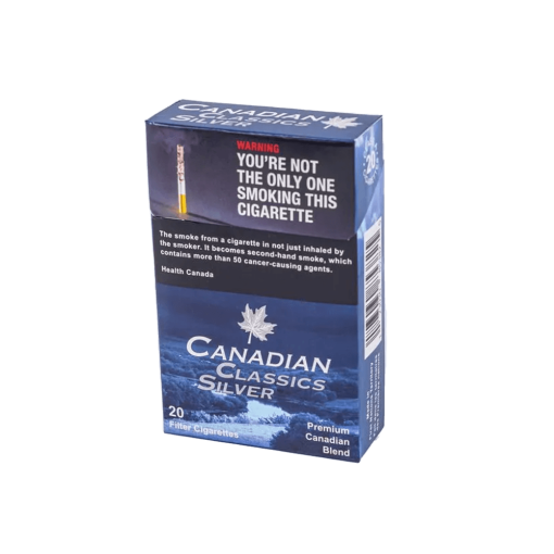 Buy Canadian Classics Silver Cigarettes online in Canada | NativeCigarettesNearMe.cc